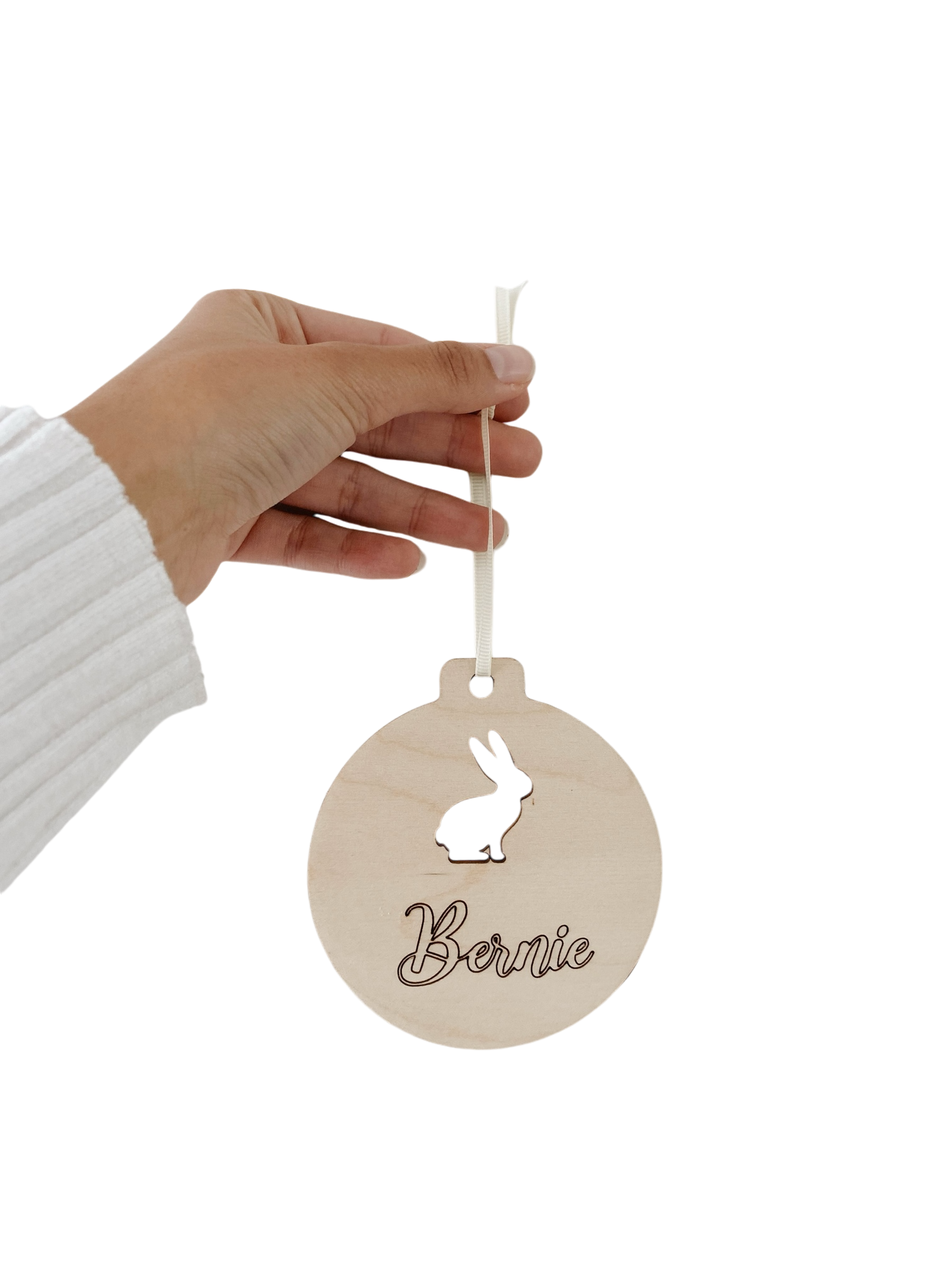 Personalised Bunny Bauble