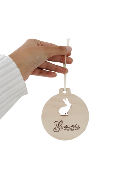 Personalised Bunny Bauble