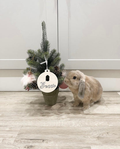 Personalised Bunny Bauble