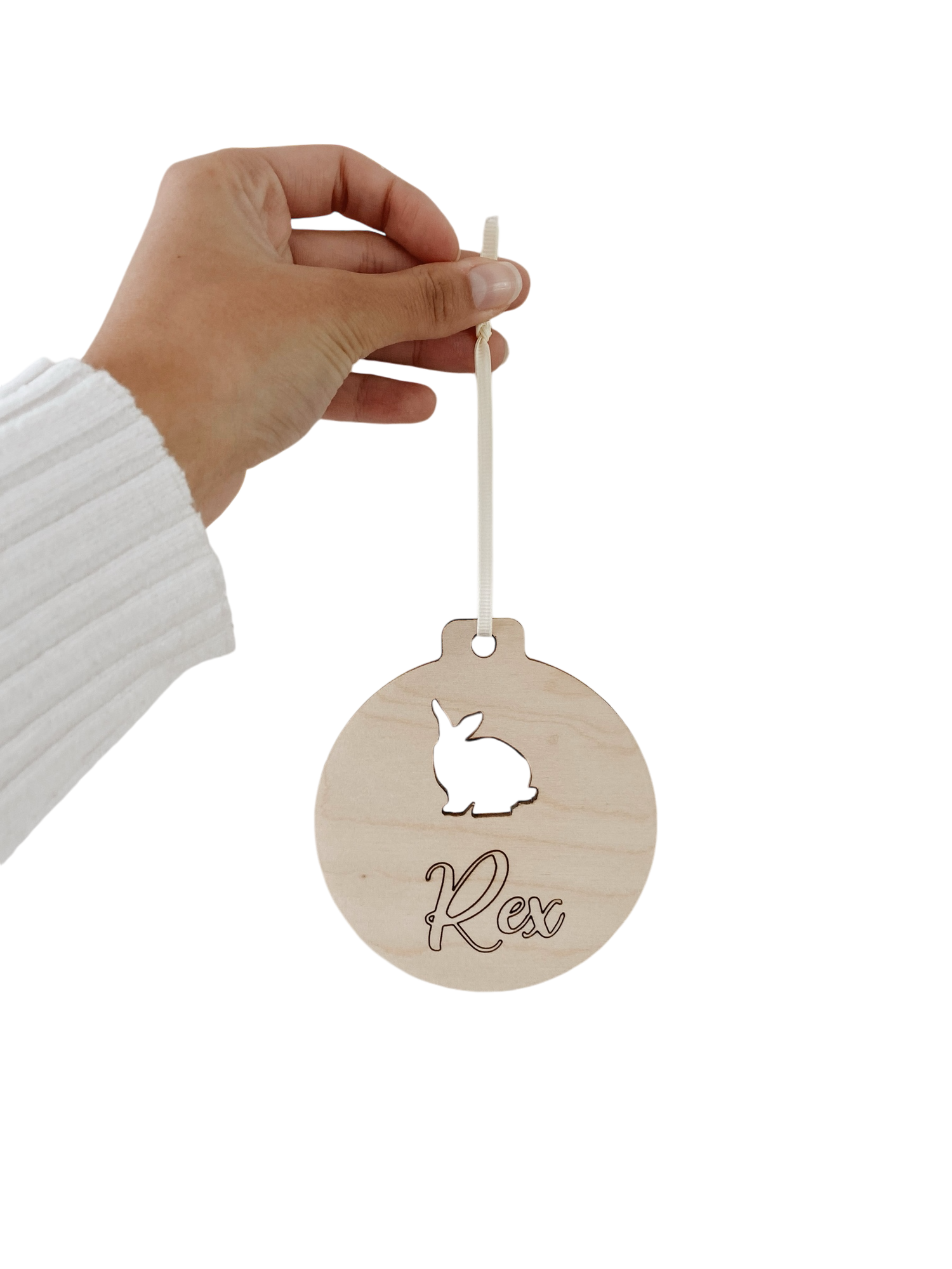 Personalised Bunny Bauble