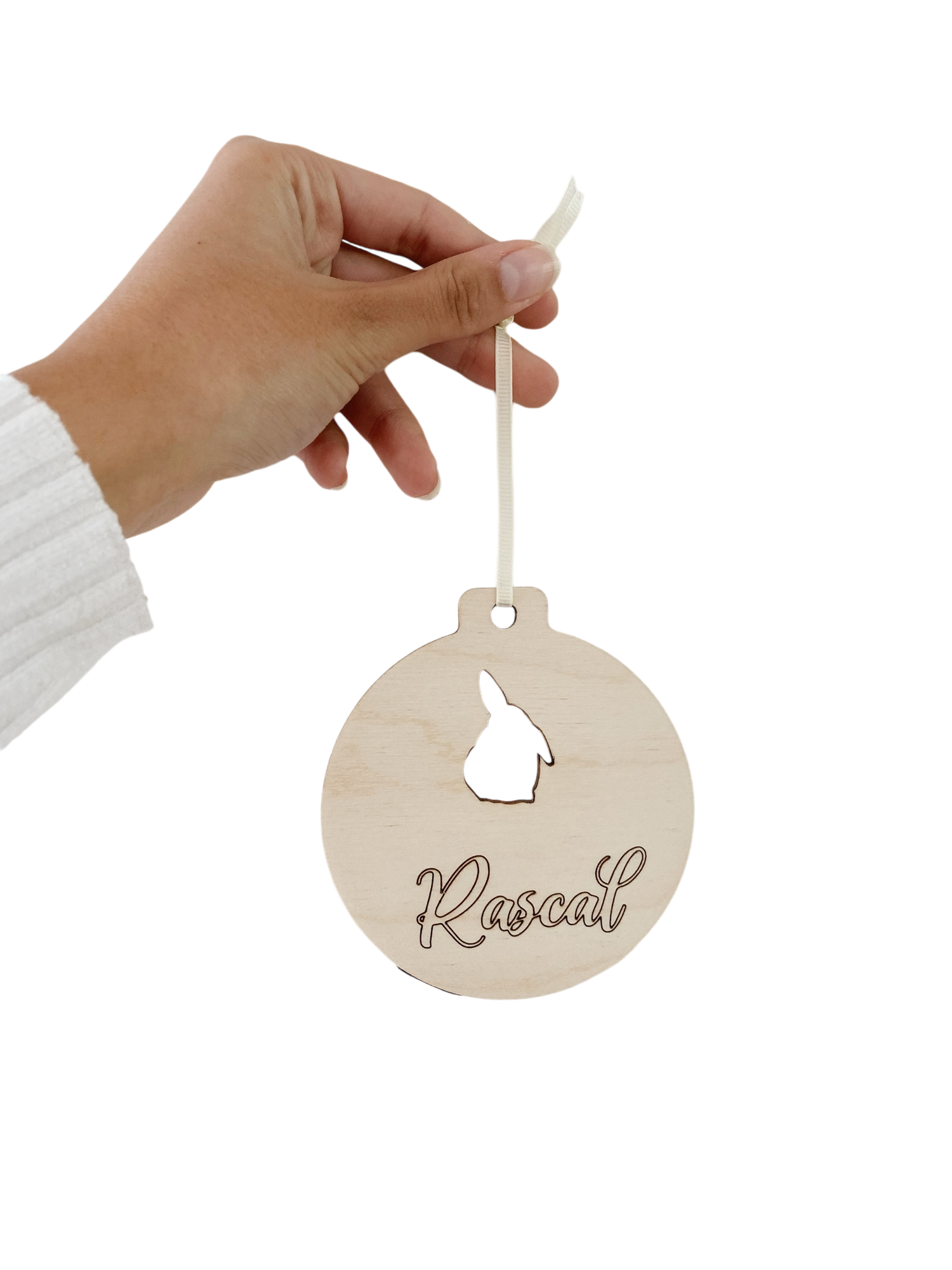 Personalised Bunny Bauble