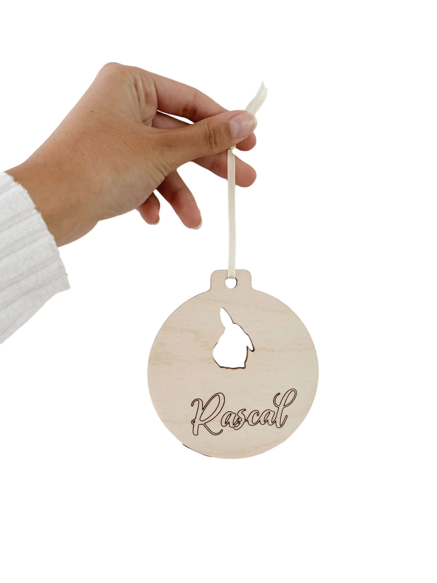 Personalised Bunny Bauble