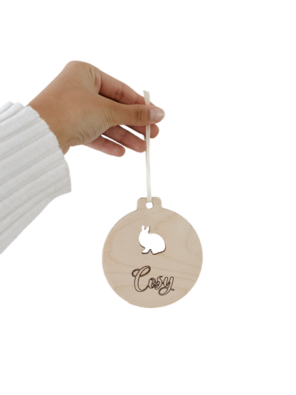 Personalised Bunny Bauble