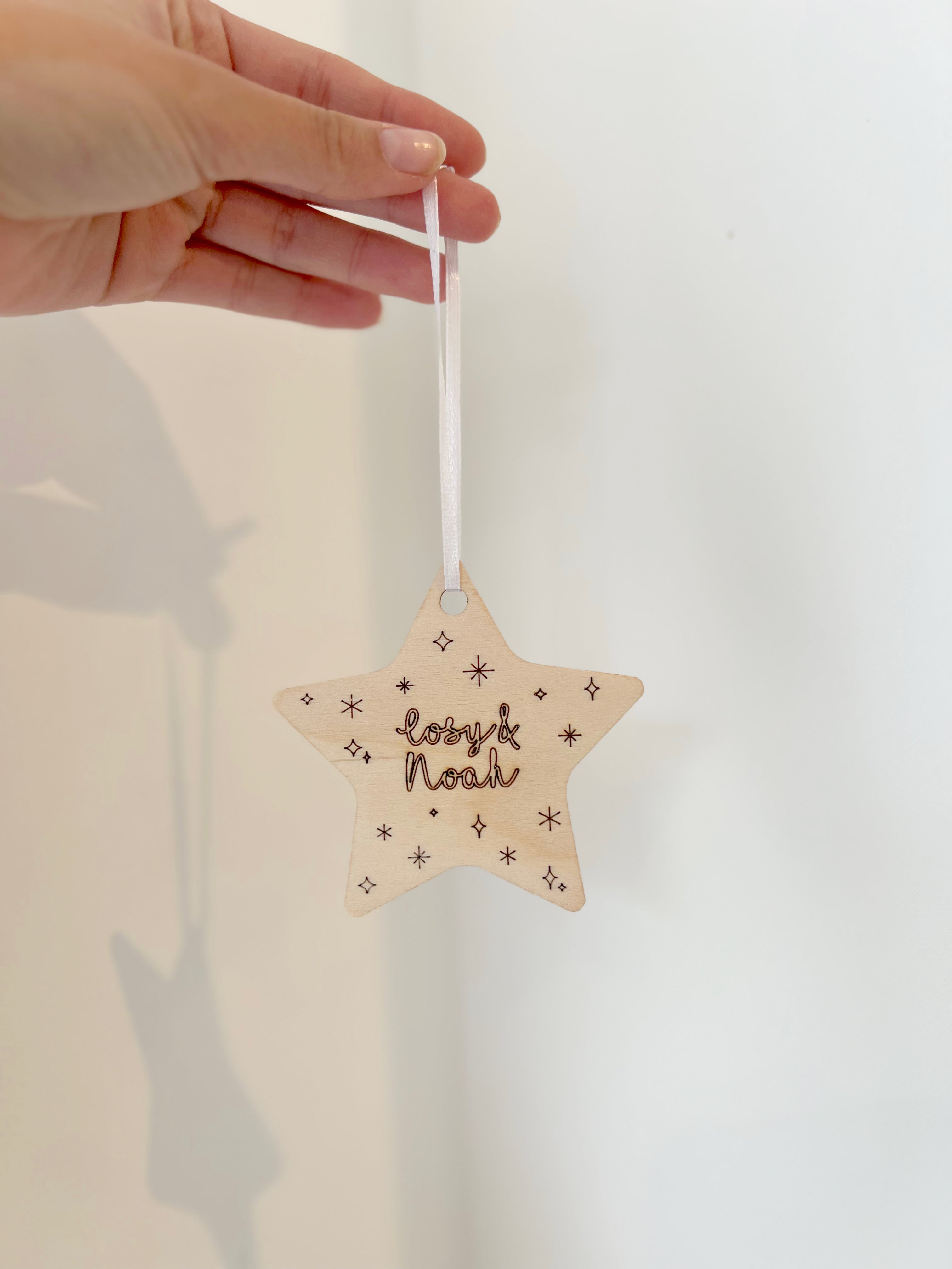 Personalised Star Tag – Cosy's Castles