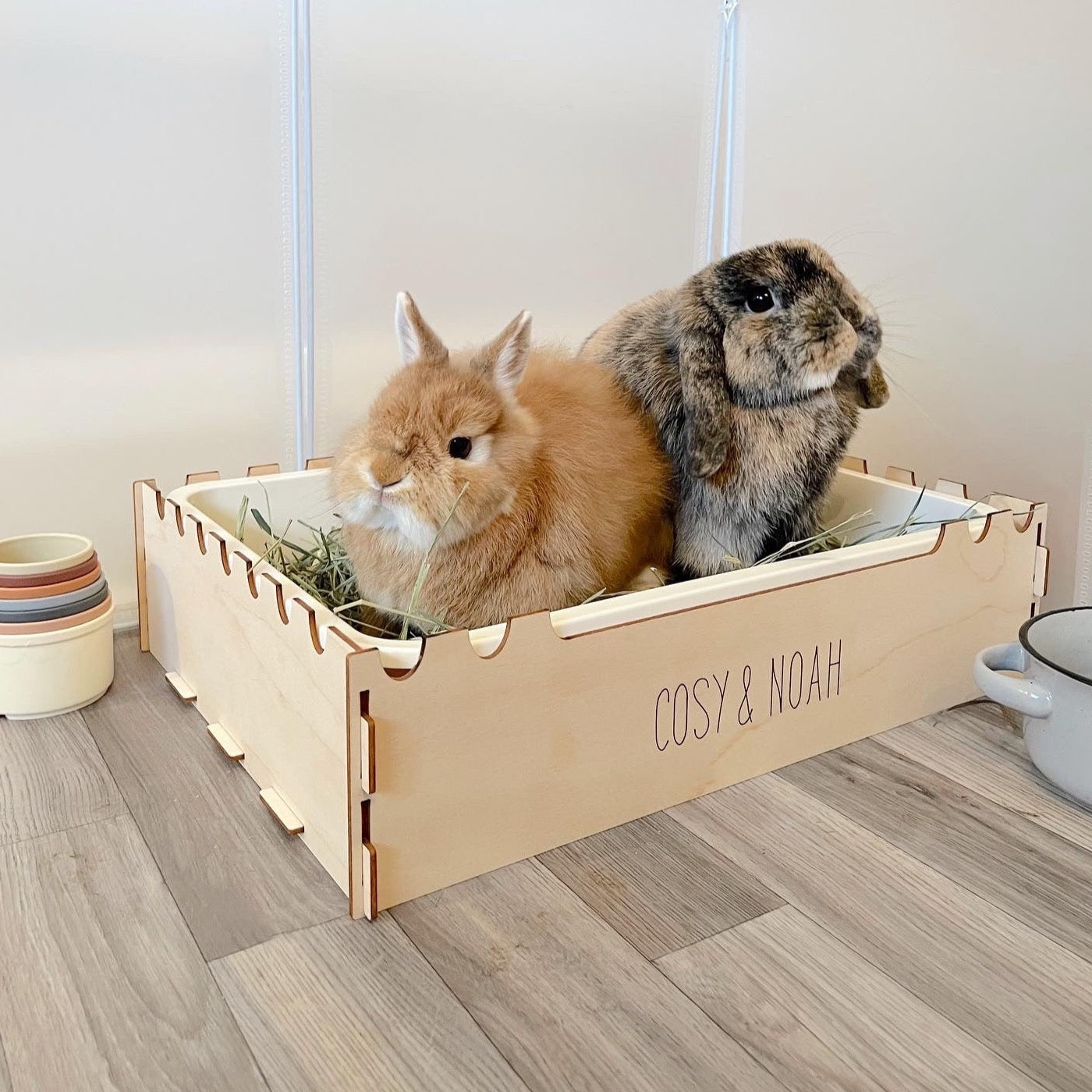 Bunny litter shop tray